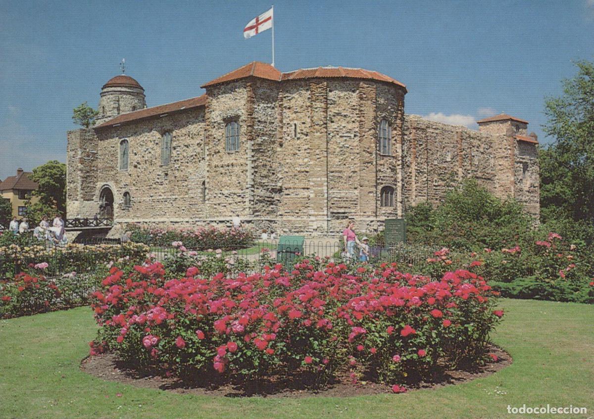 Postcards: United Kingdom Colchester Castle St George's Flag *YAP567