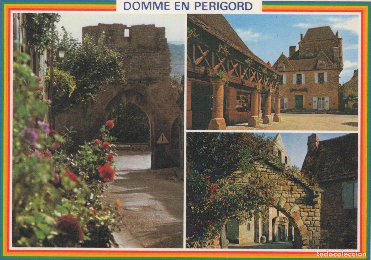 Postais: France Domme In Perigord Medieval Village Architecture Street Unposted *YAP579