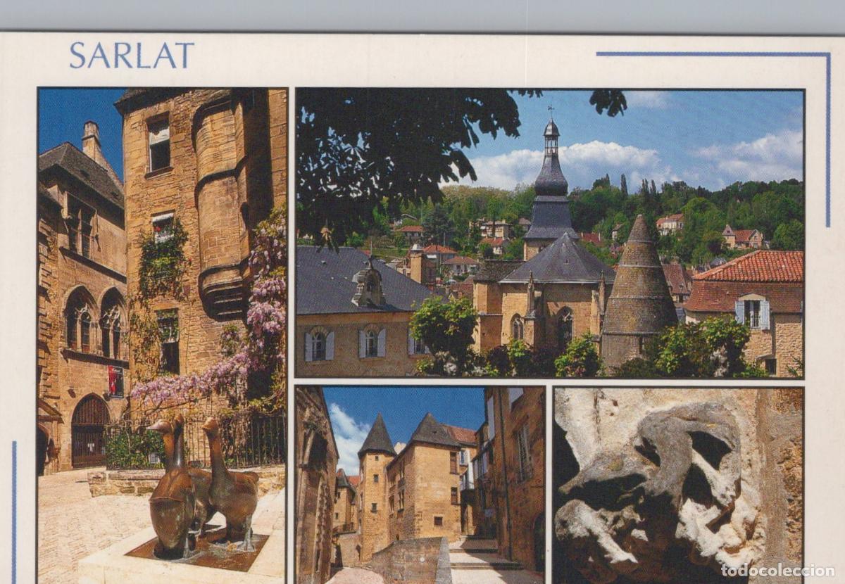 Postcards: France Sarlat la Can&eacute;da Historic Buildings and Goose Statue Unposted *YAP577