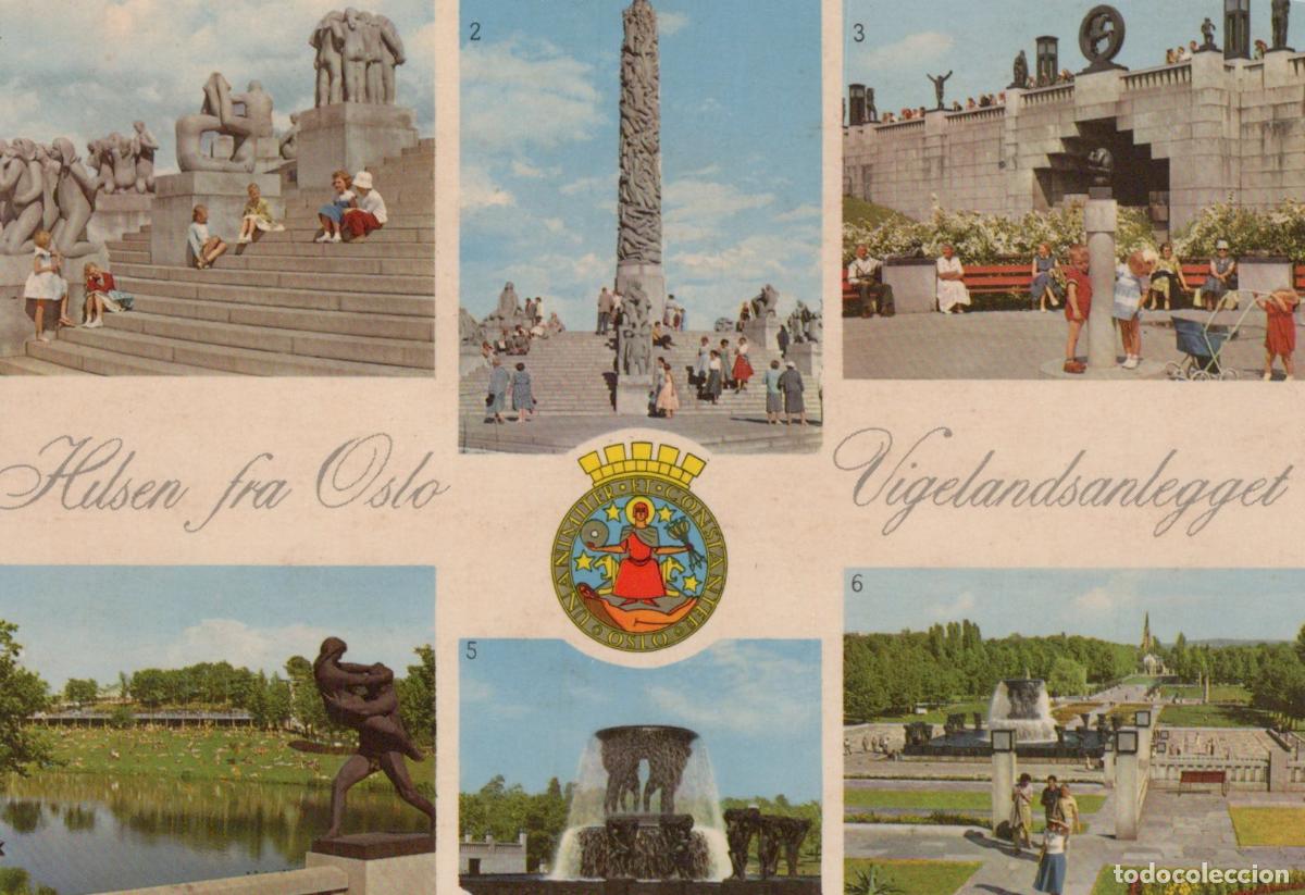 Cartes Postales: Norway Oslo Vigeland Sculpture Park Monolith Fountain Bridge Unposted *YAP601