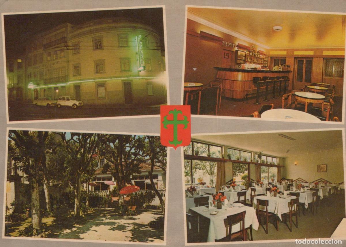 Postcards: Portugal Porto Pens&atilde;o Aviz Hotel Bar Restaurant Garden Vintage Unposted *YAP602