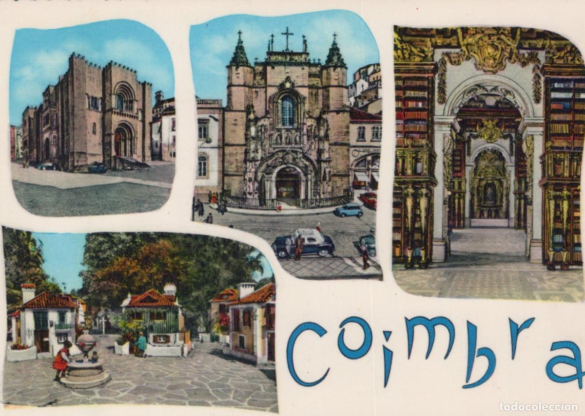 Postkarten: Portugal Coimbra City Views Architecture Square Vintage Unposted *YAP607