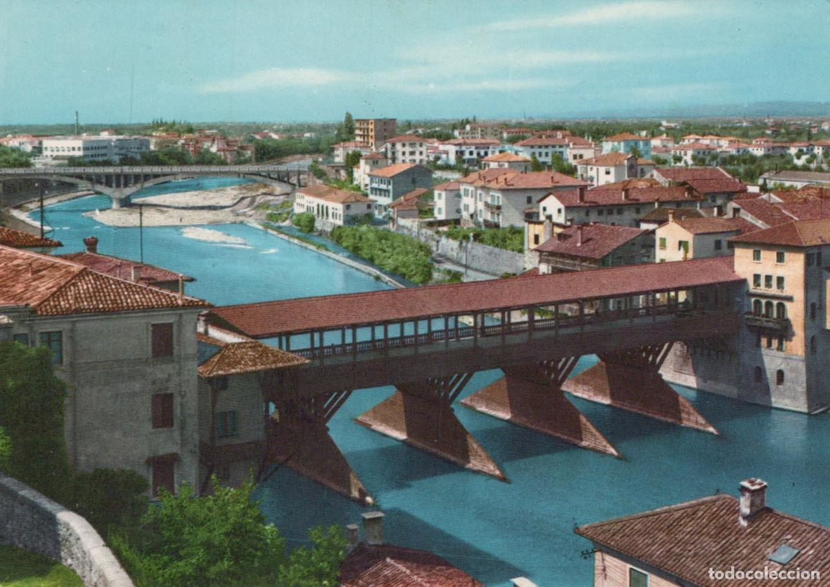 Postais: Italy Bassano del Grappa Brenta River Ponte Vecchio Historic Wooden *YAP634