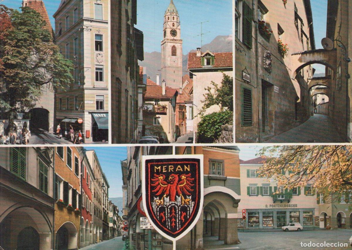 Postais: Italy Meran Multi View With City Scenes and Coat of Arms *YAP637