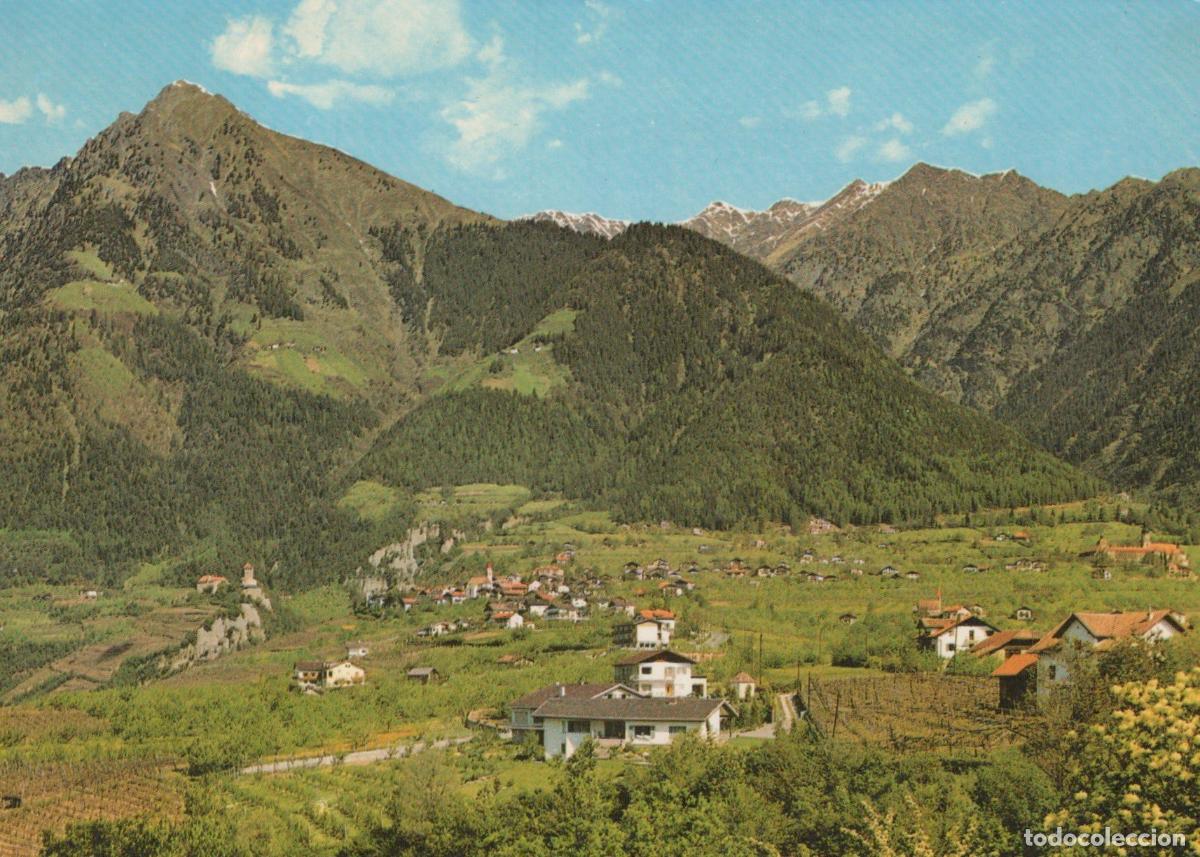 Postais: Italy Dorf Tirol Near Merano South Tyrol Mountain Village Landscape *YAP646