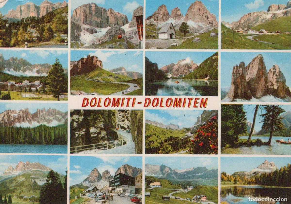 Postais: Italy Bolzano Dolomiti Dolomiten Multi View Mountains Lakes Villages *YAP651