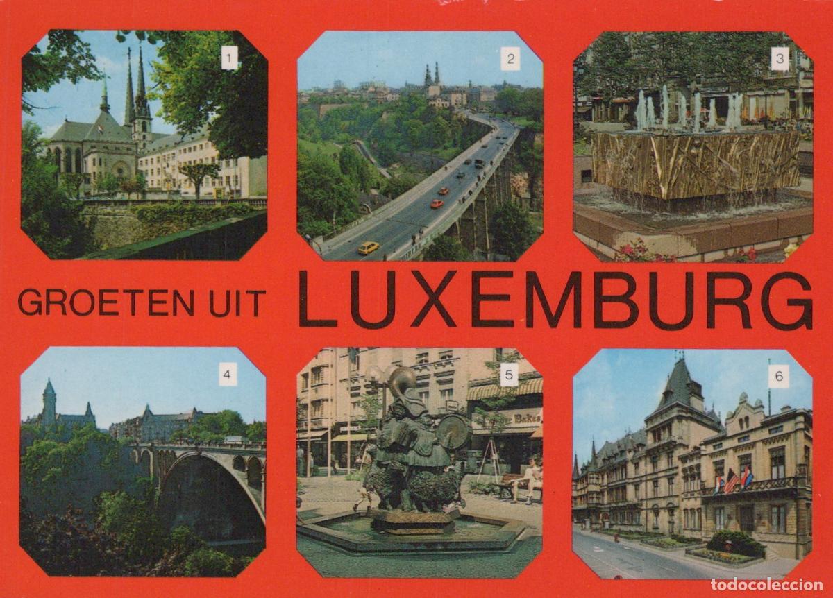 Postais: Luxembourg Luxembourg City City Multi View Cathedral Viaduct Fountain *YAP677