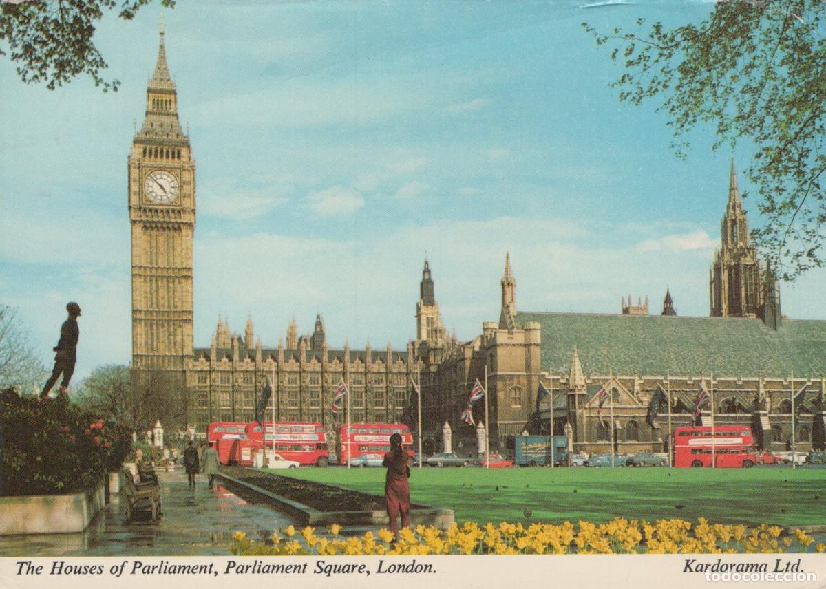 Cartes Postales: United Kingdom London Houses of Parliament Big Ben Parliament Square Red *YAP712