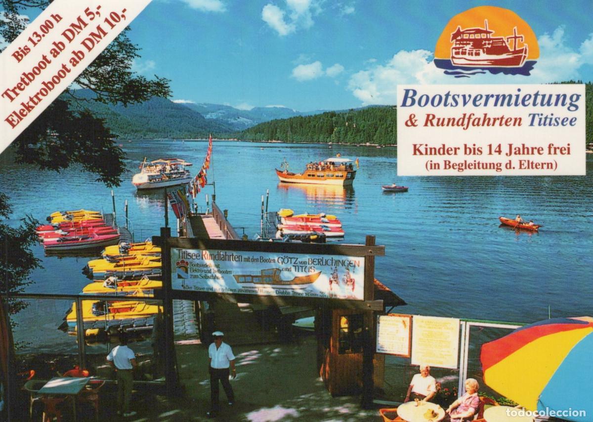 Cartes Postales: Germany Titisee Neustadt Titisee Lake Boat Rental Excursions Unposted *YAP737