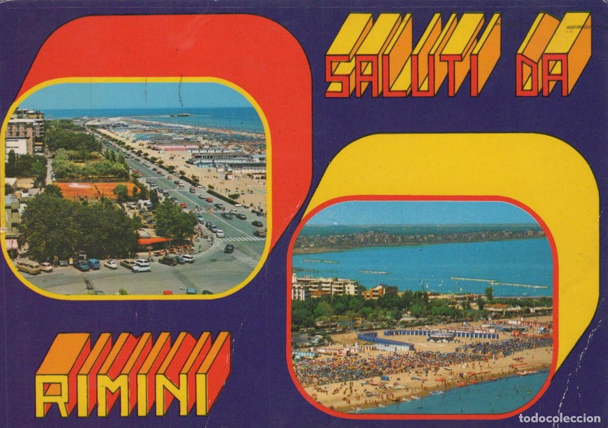Cartes Postales: Italy Rimini Aerial View of Beaches and Coastline Adriatic Sea *YAP742