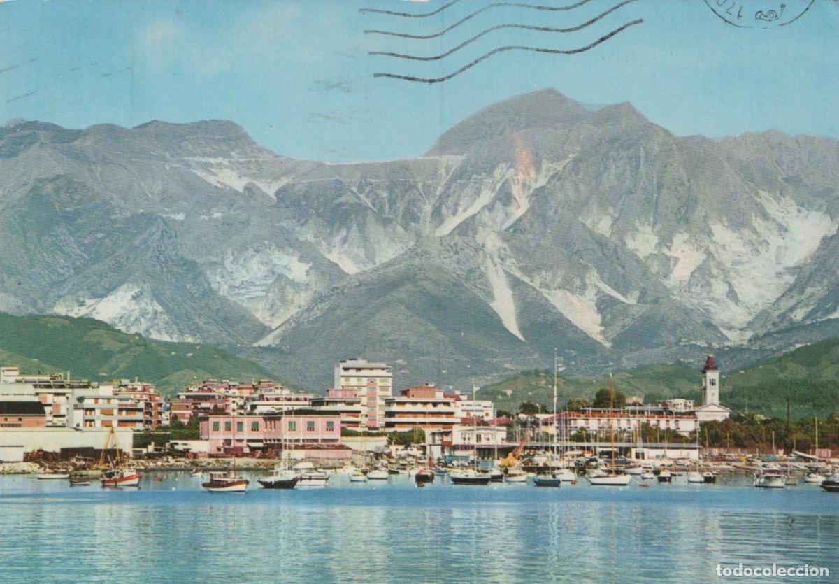 Cartes Postales: Italy Marina DI Carrara IL Porto With Apuan Alps Boats Seaport *YAP756
