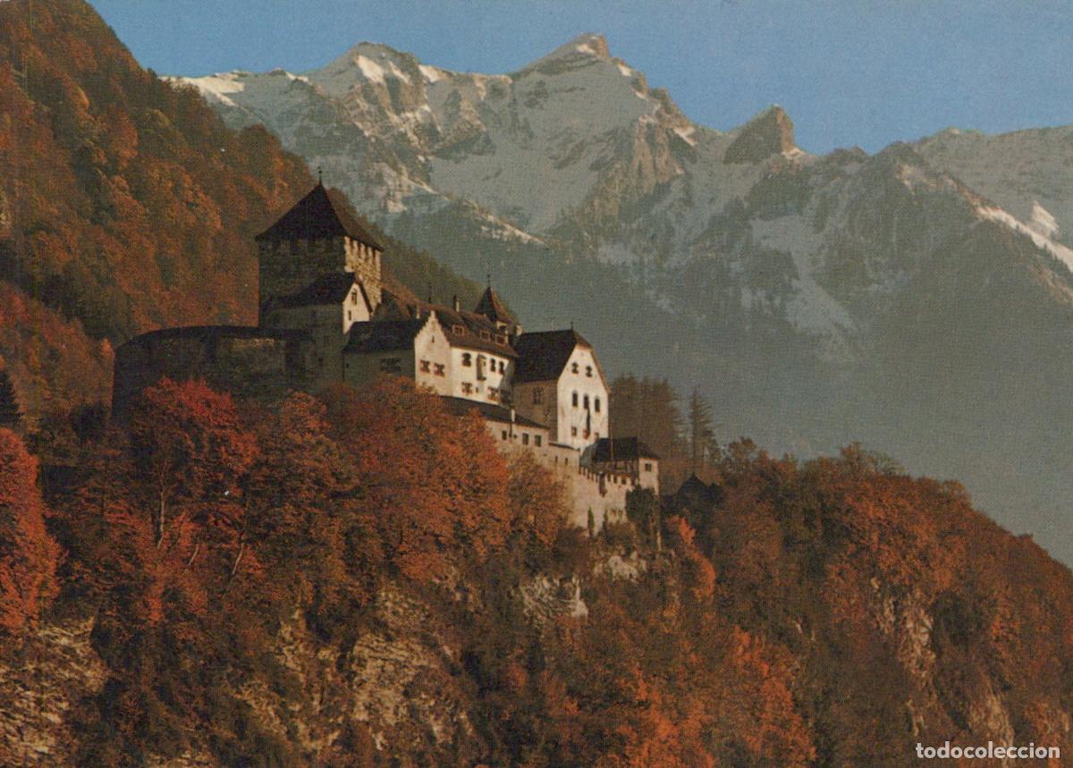 Postais: Liechtenstein Vaduz Castle With Snow Capped Mountains in Autumn *YAP774