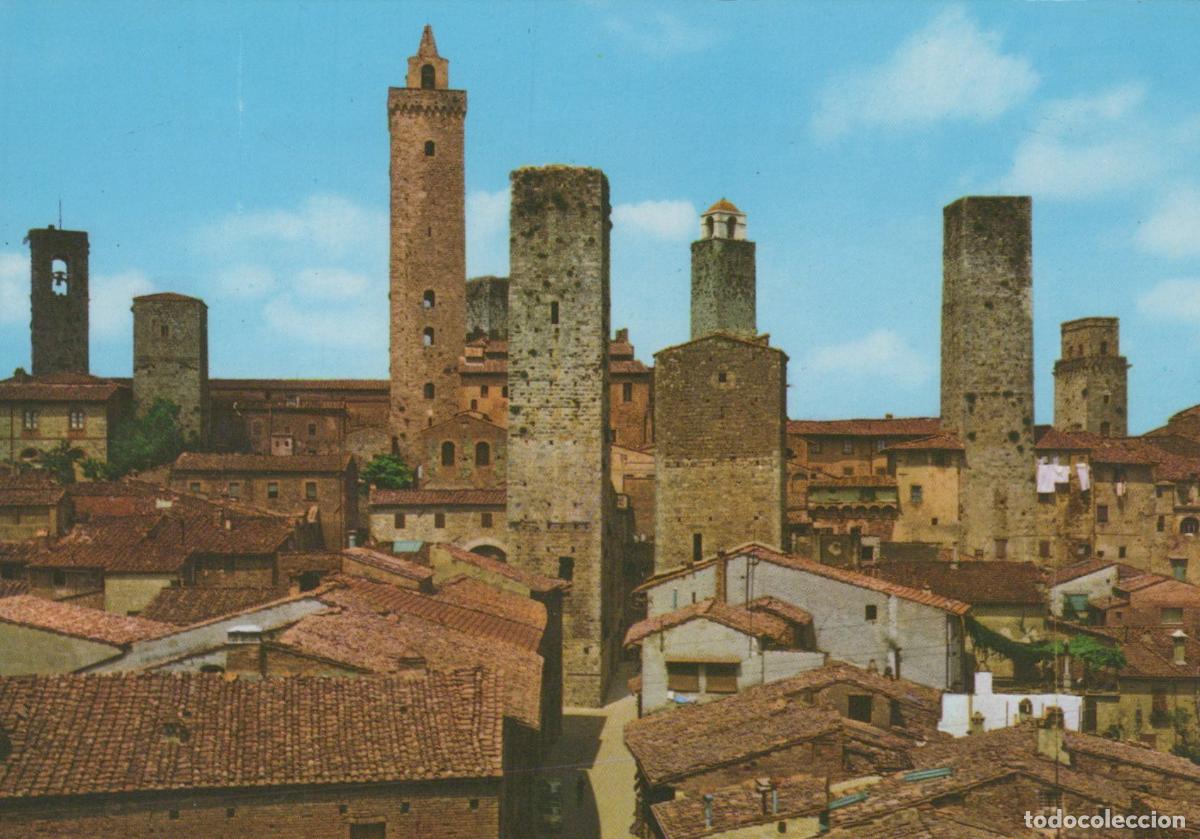 Postais: Italy San Gimignano Towers Seen From the Old Caciotti Palace Unposted *YAP804