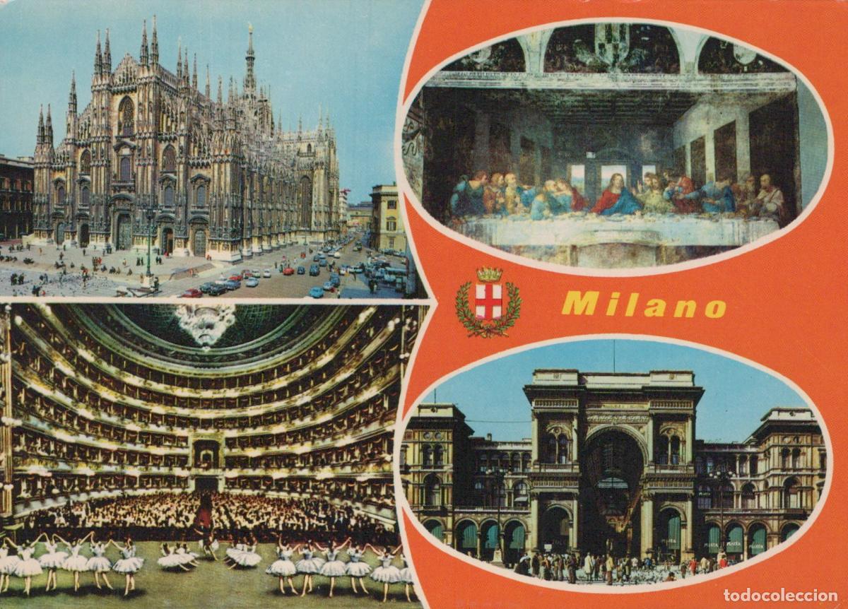 Postais: Italy Milan Duomo Cathedral la Scala Last Supper Galleria Unposted *YAP811