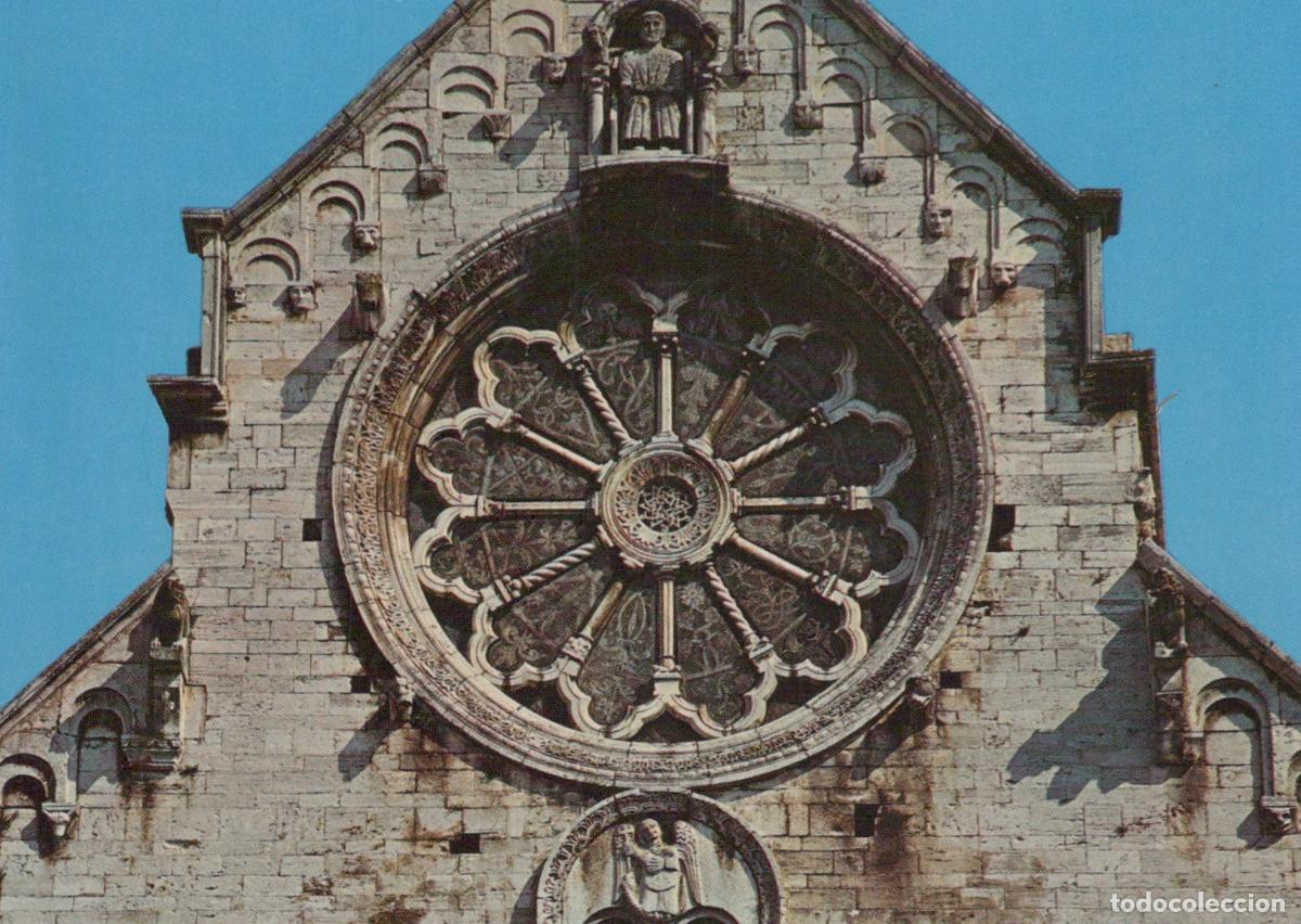Postales: Italy Ruvo DI Puglia Cathedral Rose Window Architecture Unposted *YAP881