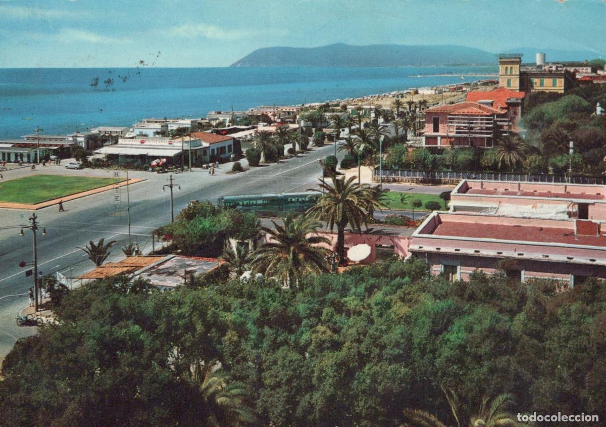 Postales: Italy Marina DI Massa Littoral Street Coastal View 1950s *YAP902