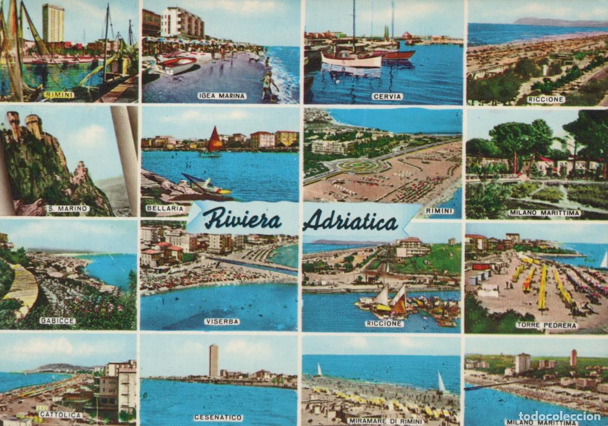Postales: Italy Rimini Riviera Adriatica Multi View Riccione Bellaria *YAP919