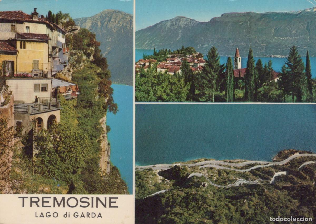 Postales: Italy Tremosine Lago DI Garda Lake Garda Scenic Views Cliffside Village *YAP921