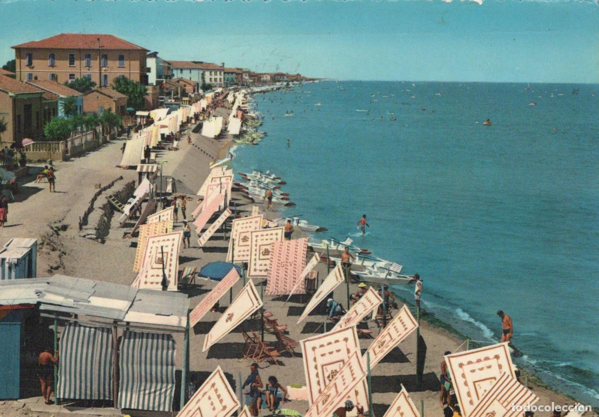 Postales: Italy Bellaria Igea Marina Bellaria Beach Adriatic Sea People Enjoying *YAP926