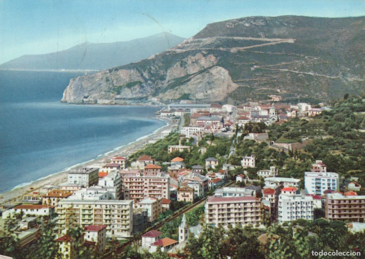 Postales: Italy Finale Ligure Panoramic View Italian Riviera Coastline 1960s *YAP931