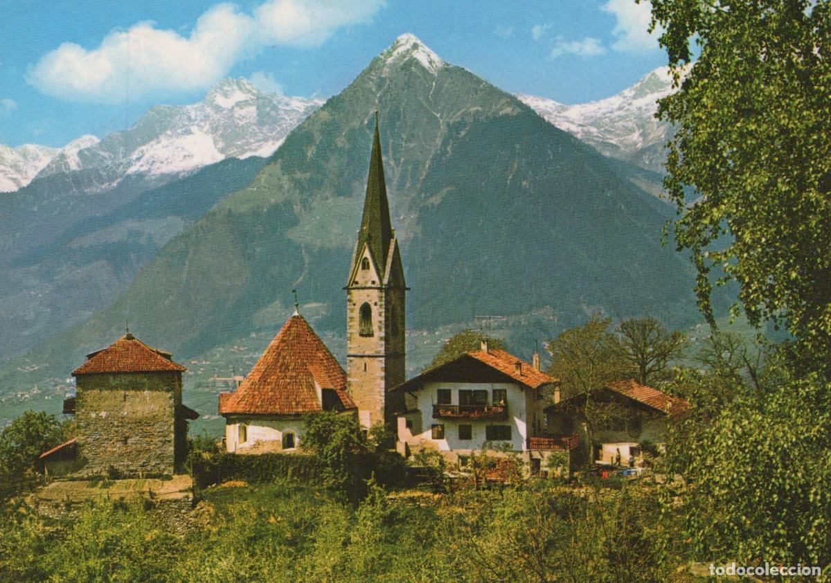 Postales: Italy Schenna St Georgen South Tyrol Mountain Village Church Landscape *YAP951