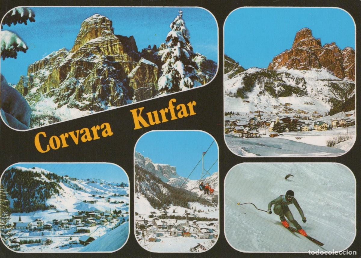 Postales: Italy Corvara in Badia Corvara Kurfar Dolomites Skiing Winter Landscape *YAP954
