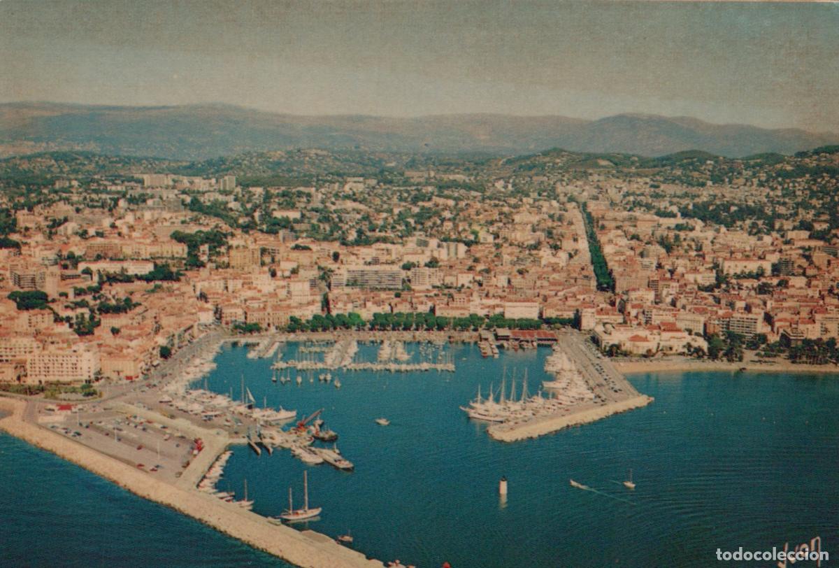 Postales: France Cannes Aerial View of Port Casino and Gardens Unposted *YAP971