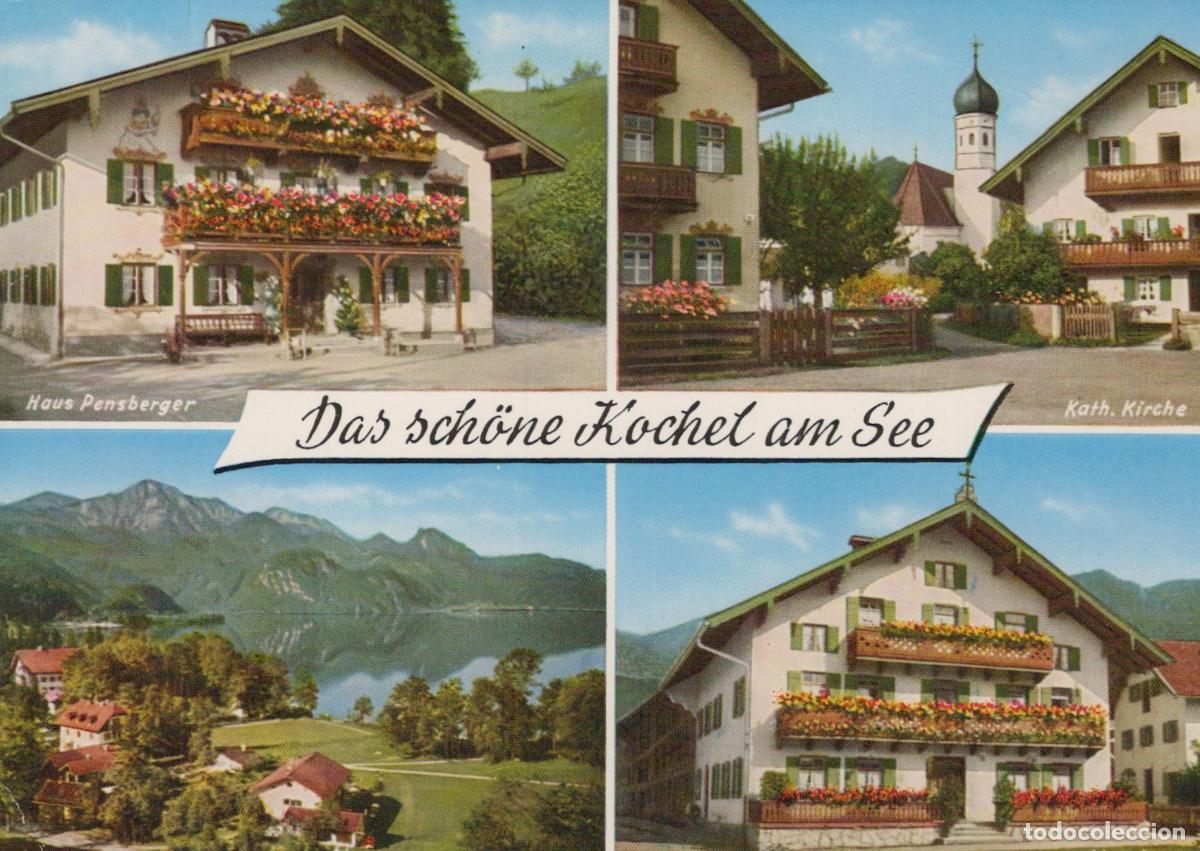 Postales: Germany Kochel am See Scenic Views Haus Pensberger Kath Kirche Unposted *YAP977