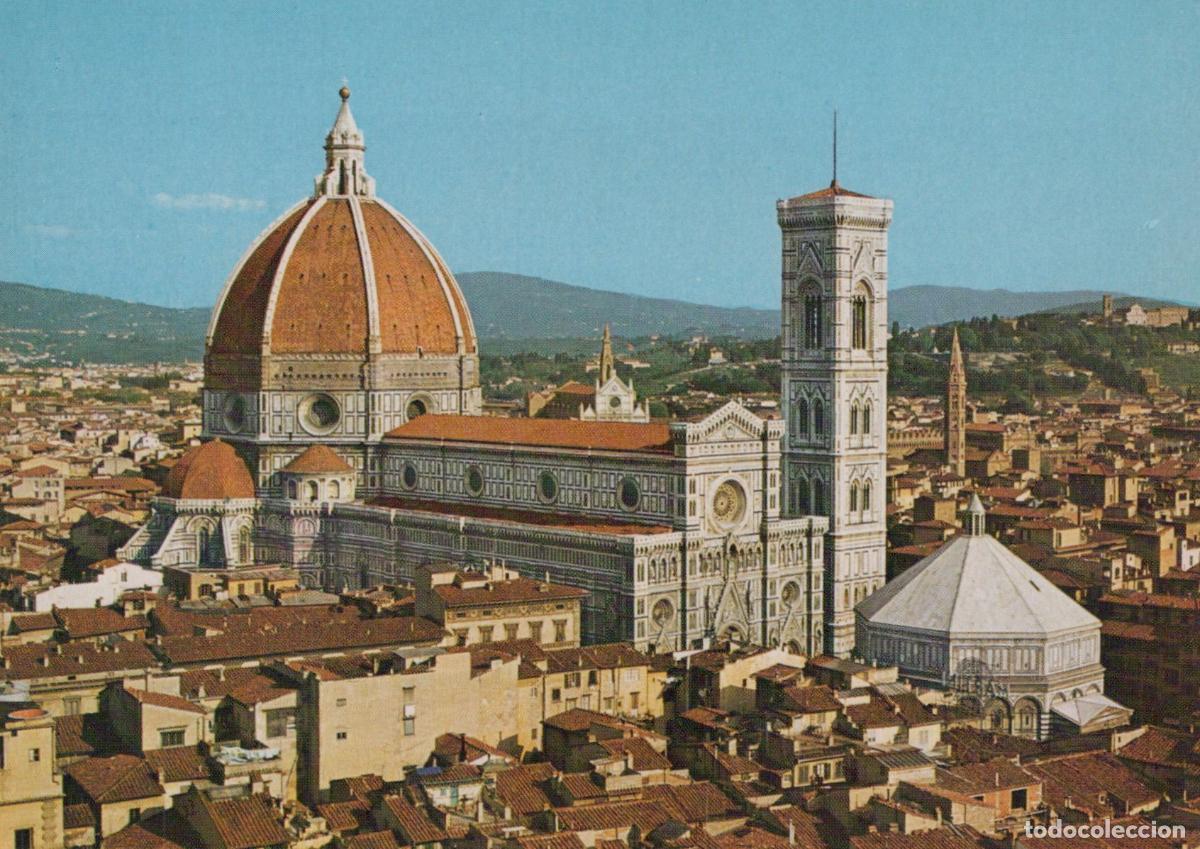 Postales: Italy Florence Cathedral Baptistery Panorama Architecture *YAP979