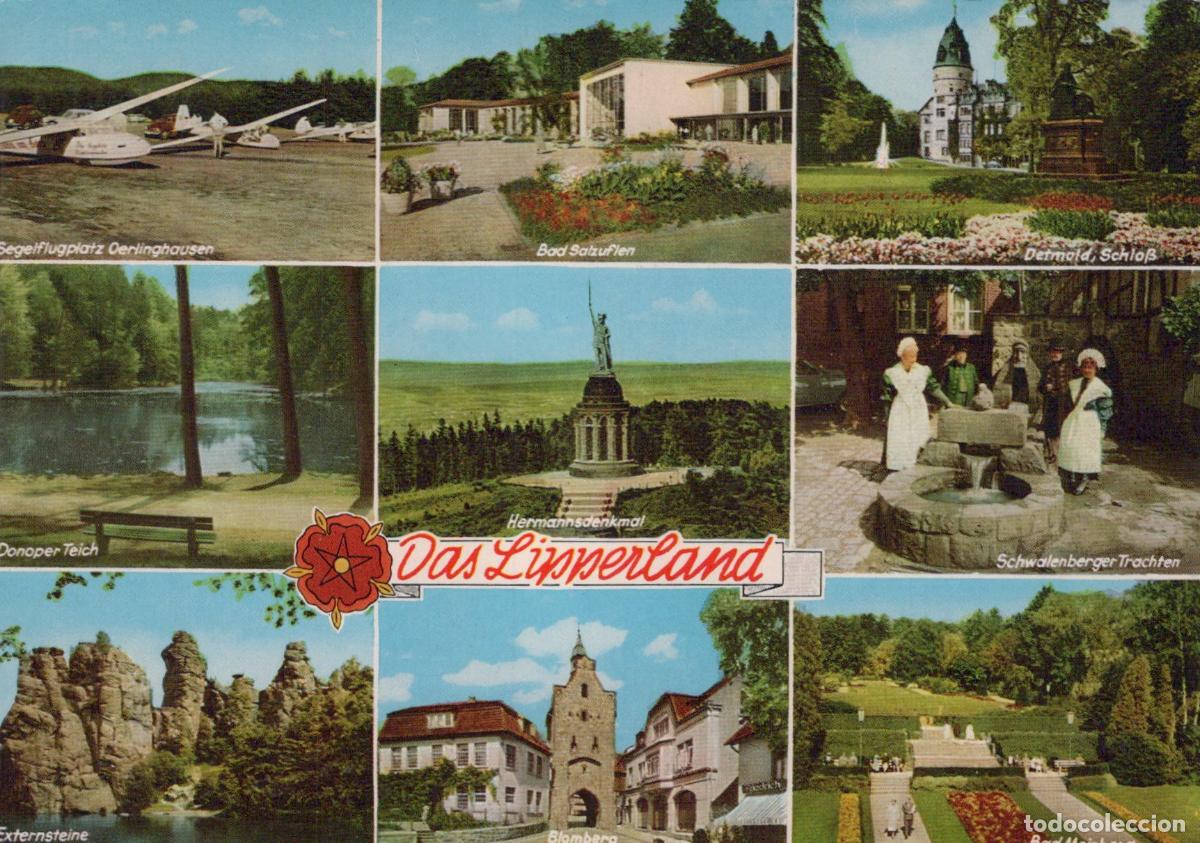 Postales: Germany Blomberg Lipperland Multi View Gliders Castle Monument *YAP989