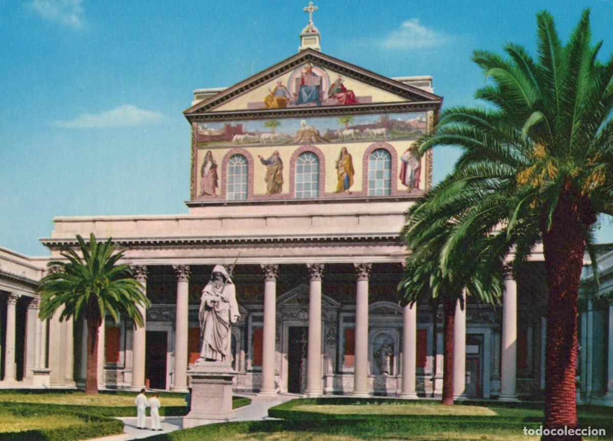 Postales: Italy Rome St Paul S Basilica Historic Religious Architecture Unposted *YAP992