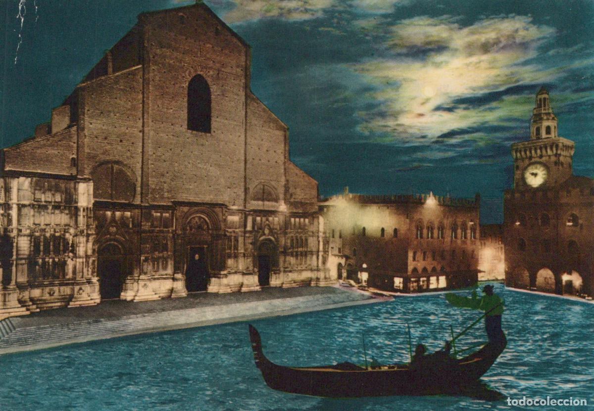Postales: Italy Bologna Basilica DI S Petronio and Piazza Maggiore With Unposted *YAP994