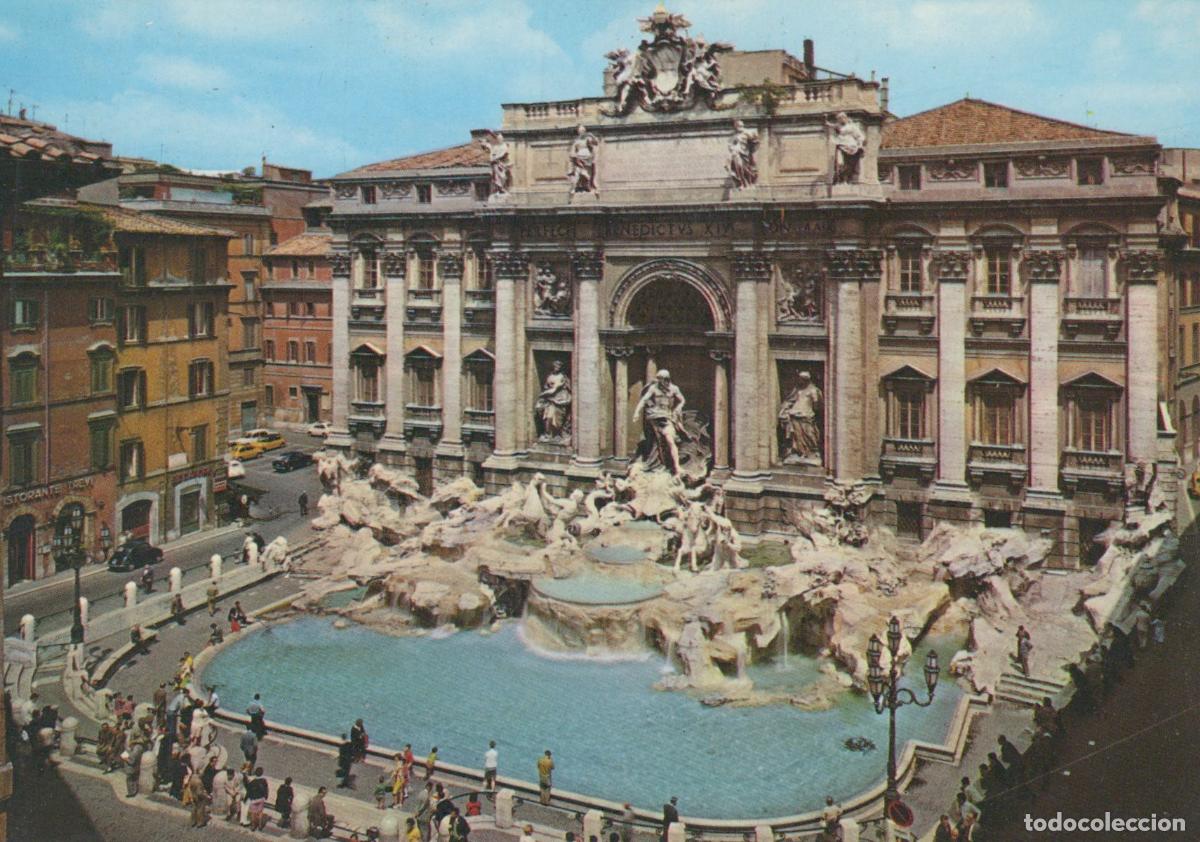Postais: Italy Rome Trevi Fountain Fontana DI Trevi Historic Landmark *YAR052
