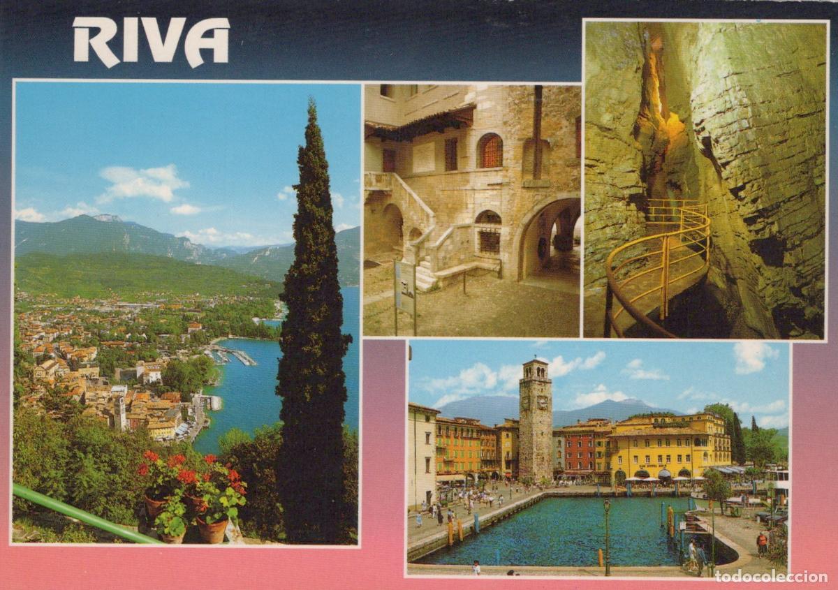 Cartes Postales: Italy Riva del Garda Lake Garda Town Views Grotto Architecture Unposted *YAR080