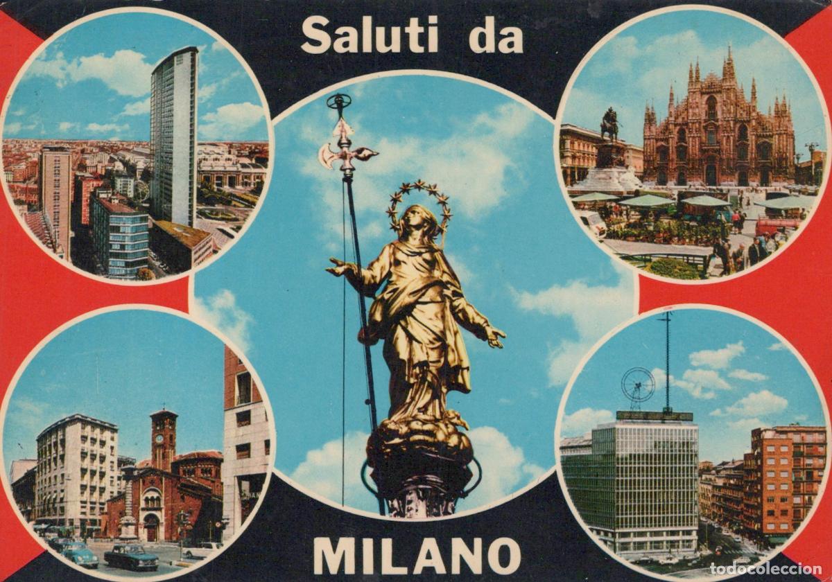 Cartes Postales: Italy Milan Duomo Cathedral Madonnina Statue Modern Architecture City *YAR112