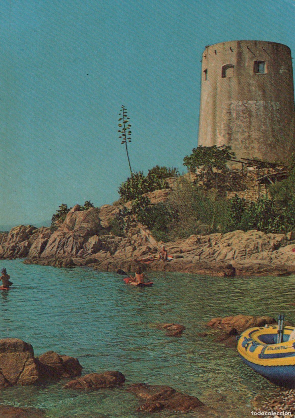 Cartes Postales: Italy Santa Maria Navarrese Sardinia Picturesque Coastline Tower Baunei *YAR130