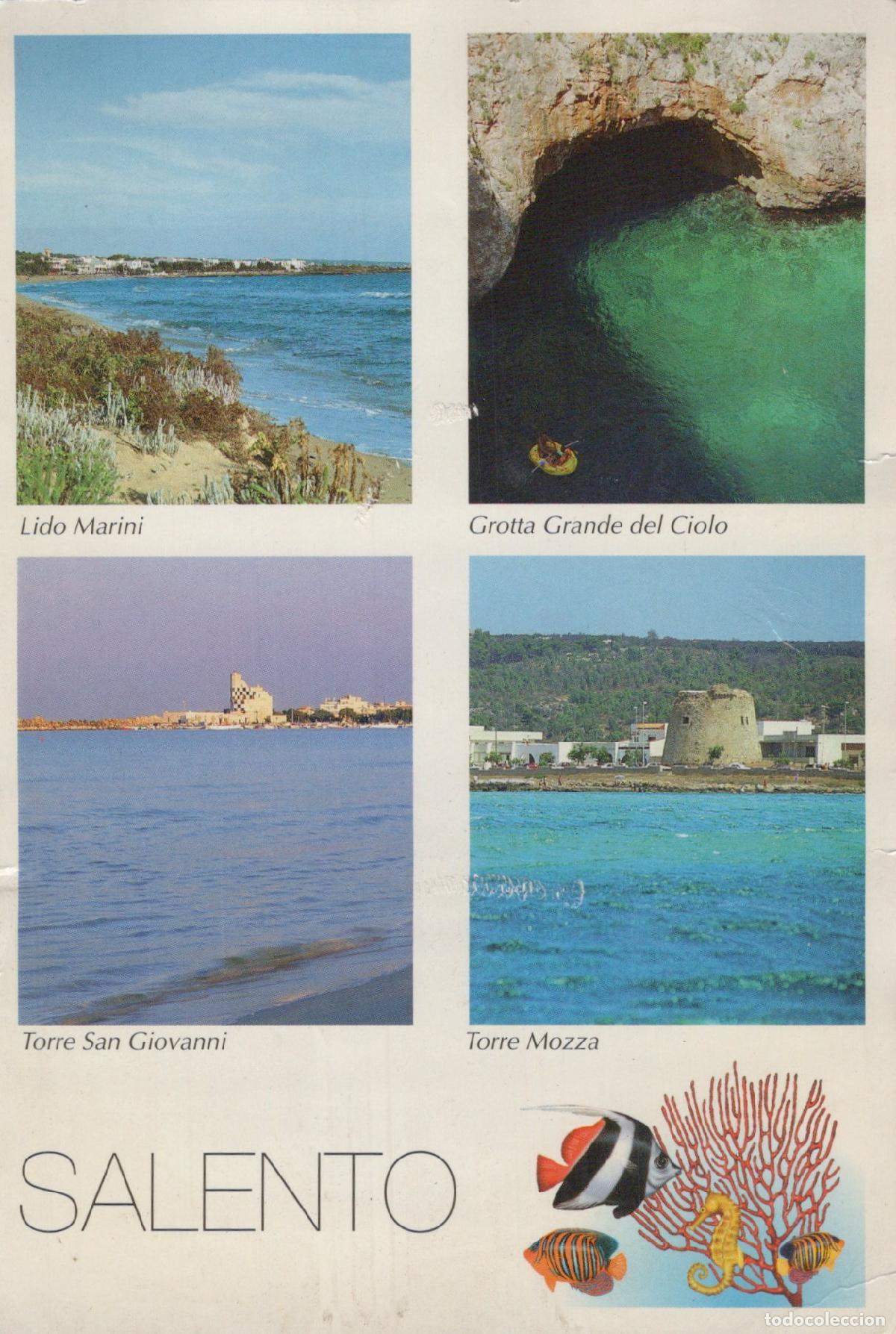 Cartes Postales: Italy Salento Lido Marini Grotto Grande del Ciolo Torre San Giovanni *YAR135