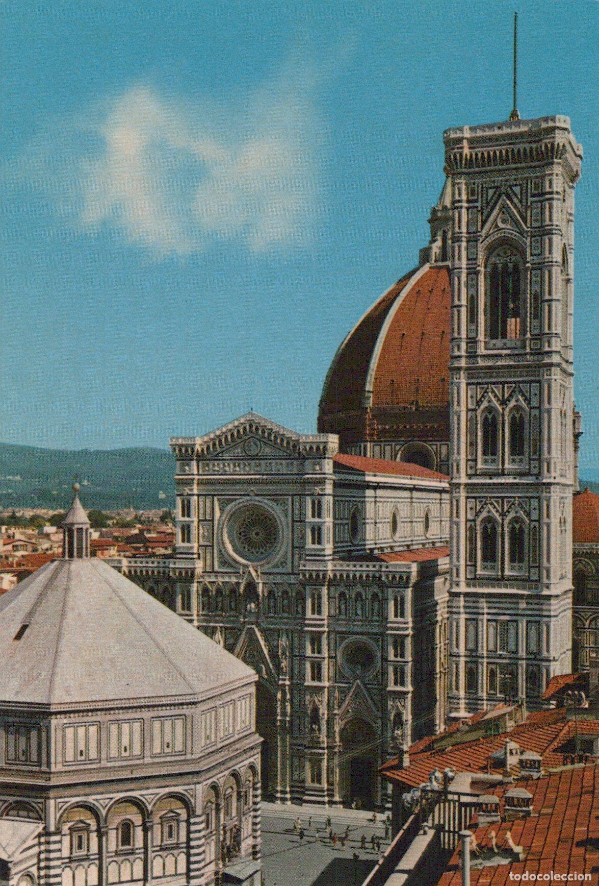 Cartes Postales: Italy Florence Cathedral and Giotto S Bell Tower Baptistery Unposted *YAR172