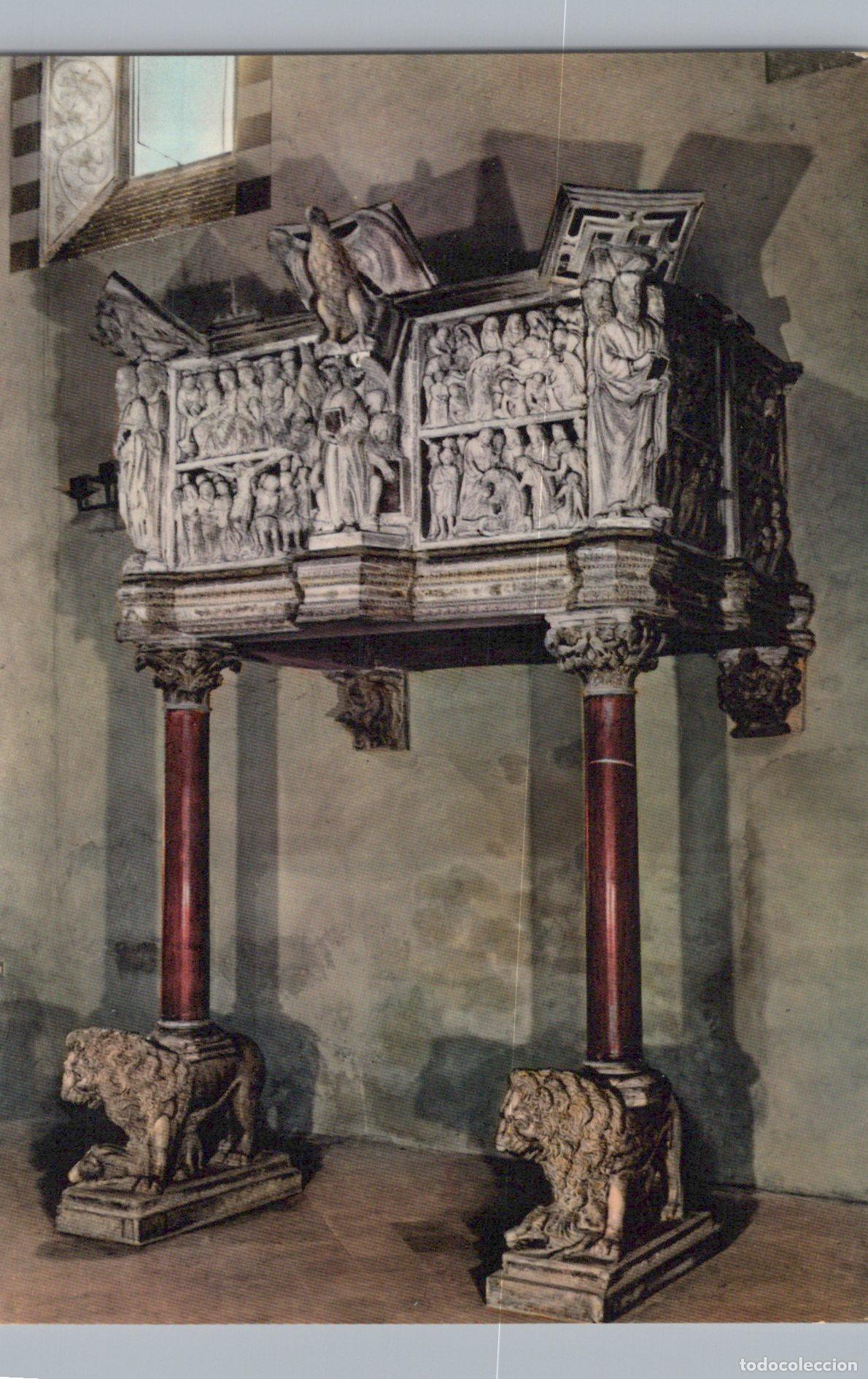 Cartes Postales: Italy Pistoia St John S Church Pulpit By Fra Guglielmo Da Pisa Unposted *YAR187