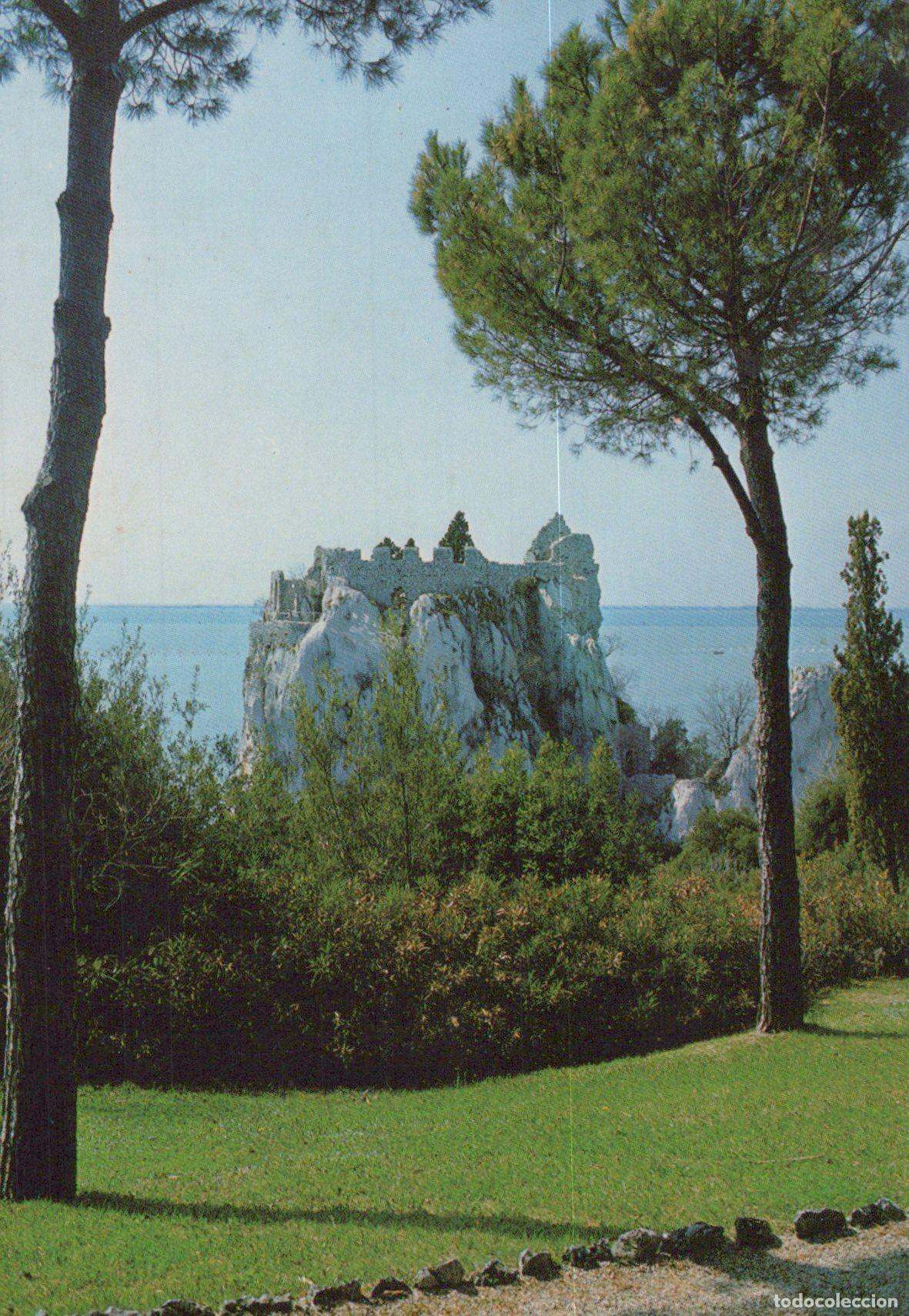 Cartes Postales: Italy Duino La Rocca Castle Ruins On Cliff By the Adriatic Sea *YAR197