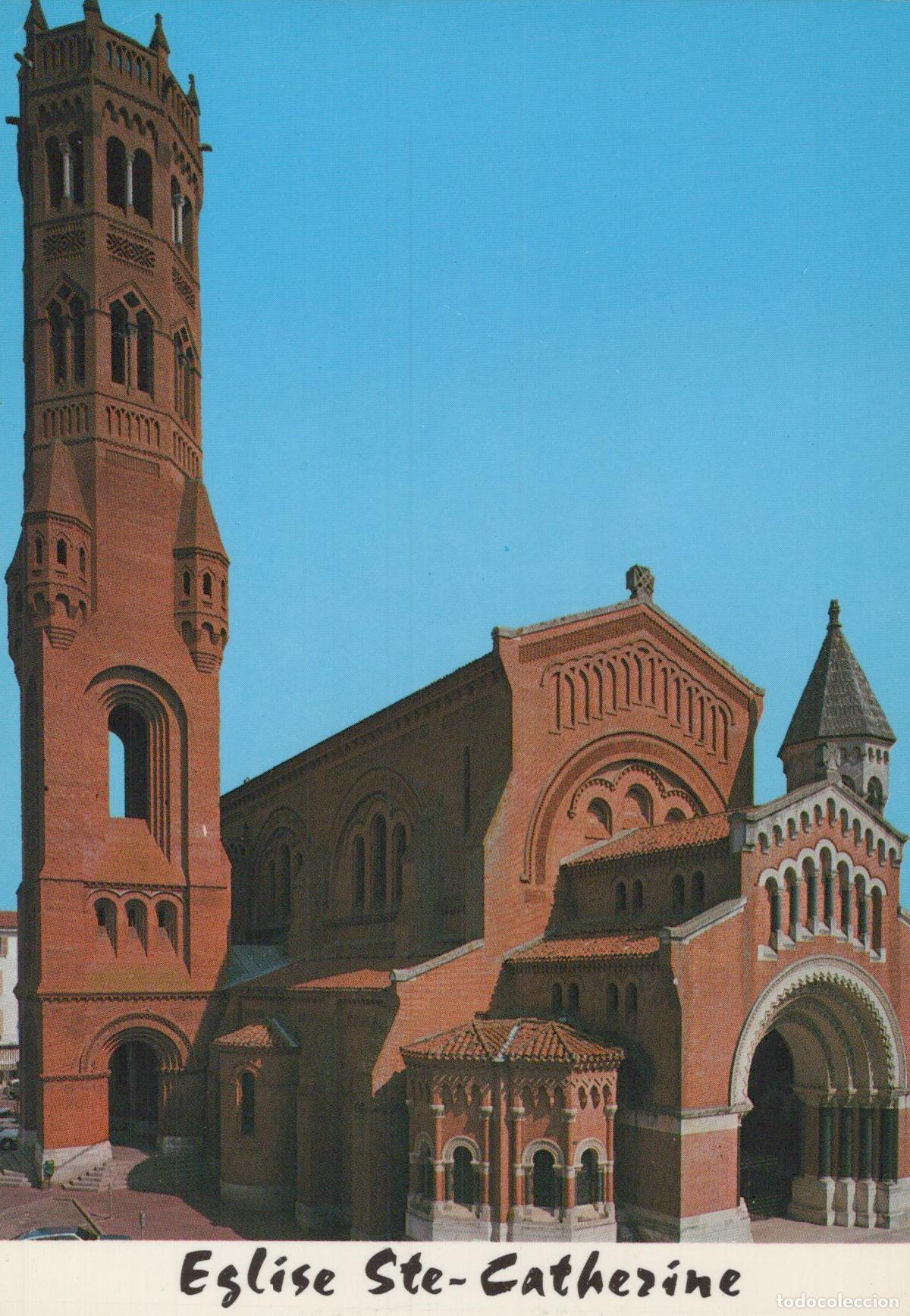 Cartes Postales: France Villeneuve sur Lot Eglise Ste Catherine Red Brick Church Unposted *YAR212