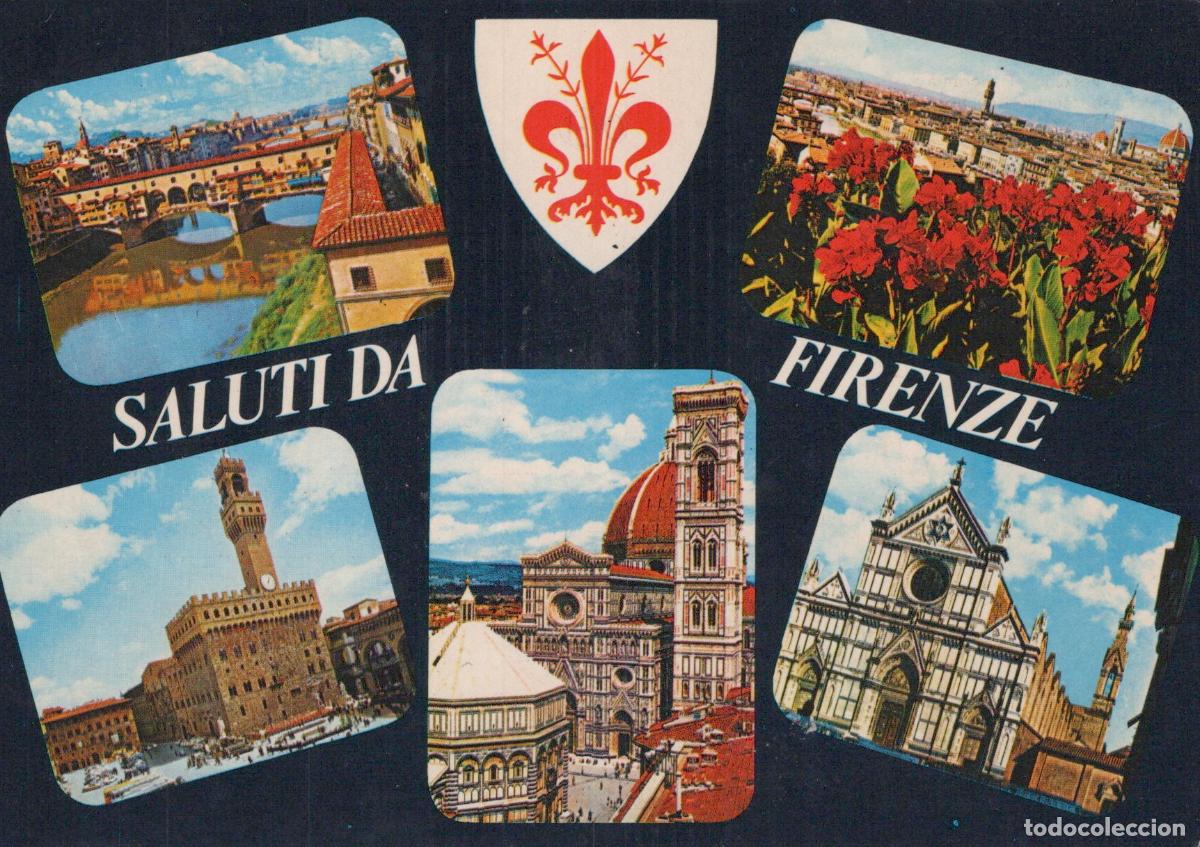 Postales: Italy Florence Multi View With Ponte Vecchio Duomo Palazzo Unposted *YAR235
