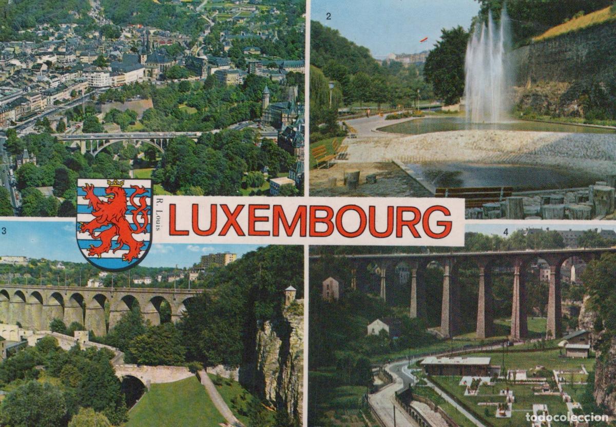 Postcards: Luxembourg Luxembourg City City Aerial View Spuergbierg Fortifications *YAR330