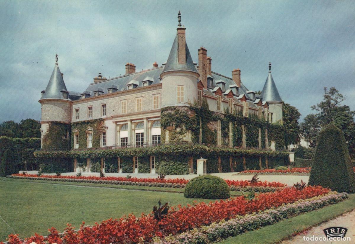 Postcards: France Rambouillet Castle Presidential Residence French Garden Facade *YAR357