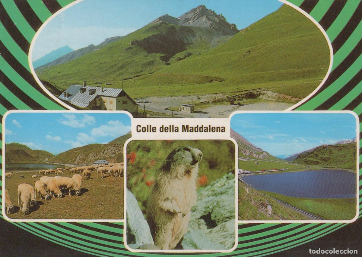 Postales: Italy Cuneo Colle della Maddalena France Border Alpine Unposted *YAR350
