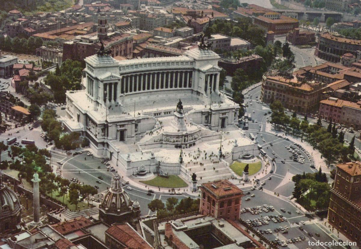 Postcards: Italy Rome Aerial View of Monument To Victor Emmanuel II Altar of the *YAR372