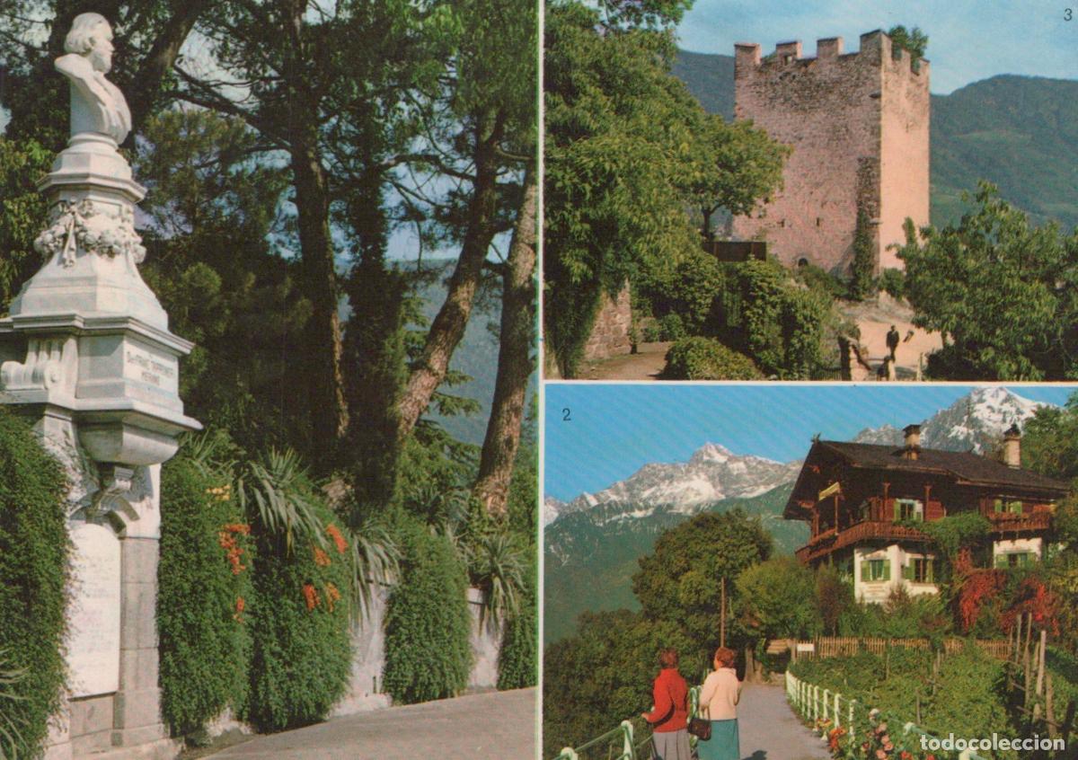 Postales: Italy Merano Passeggiata Tappeiner Monument Castle Alpine House *YAR370