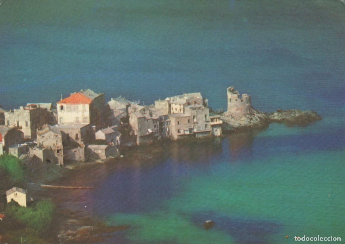 Cartoline: France Erbalunga Coastal Village With Genoese Tower Seascape *YAR416