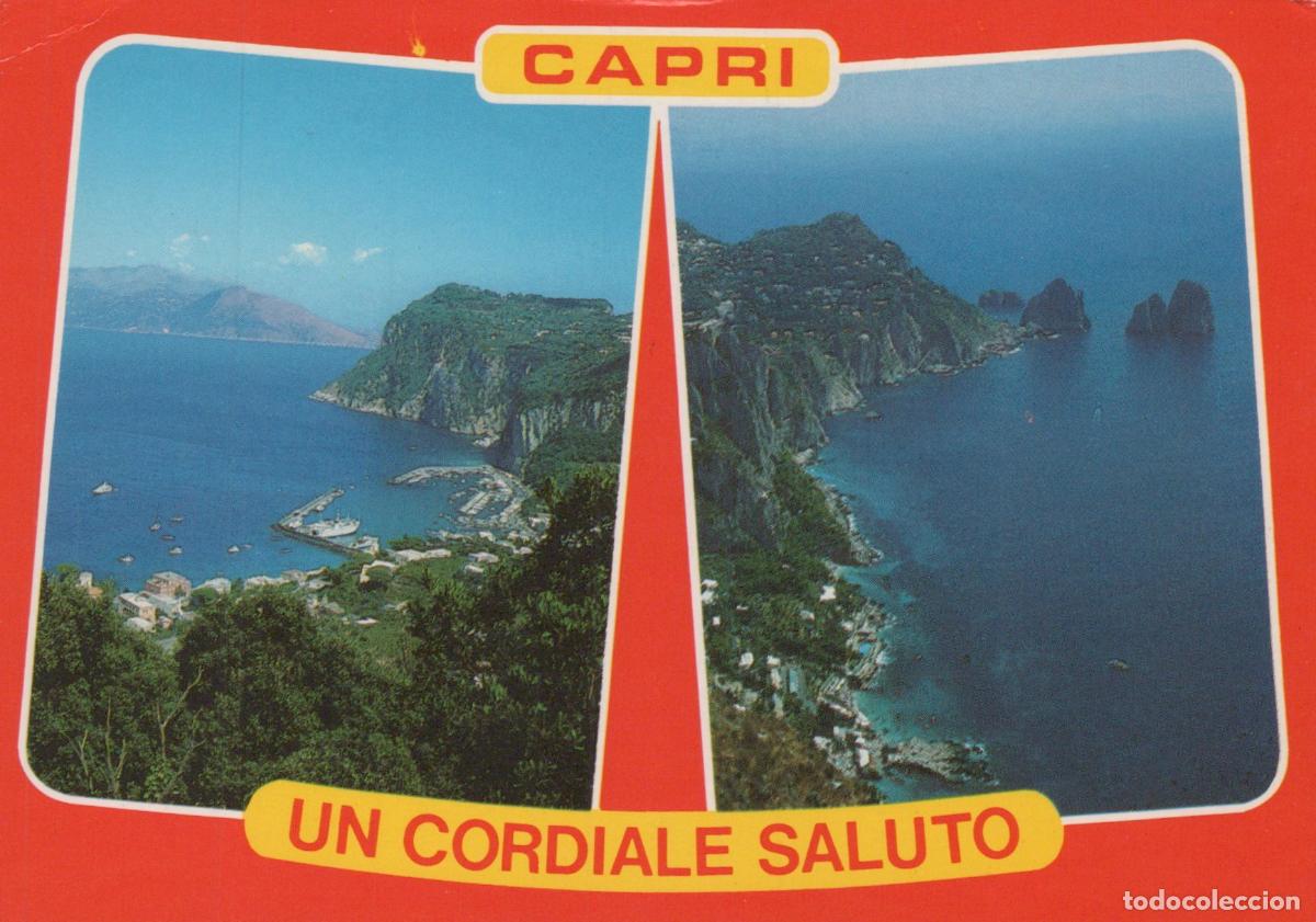 Postcards: Italy Capri Island Coastal Views Marina Faraglioni Rocks Vintage *YAR421