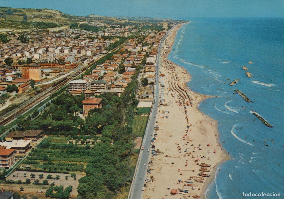 Postales: Italy Porto San Giorgio Aerial View of Beach City and Coastline *YAR443